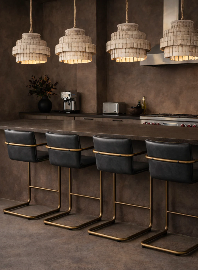 Ashika : Coconut Shell Chandelier