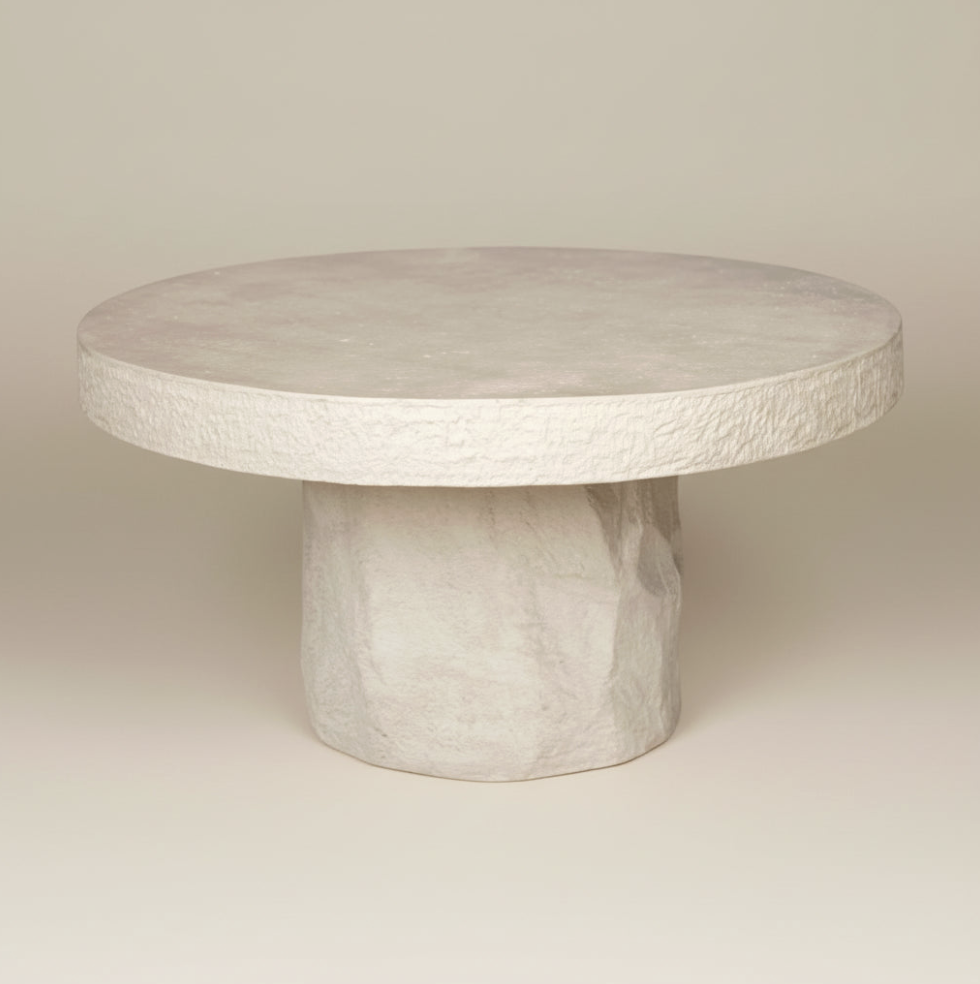 Dining Table: Granito, round GRC Stone Dining Table
