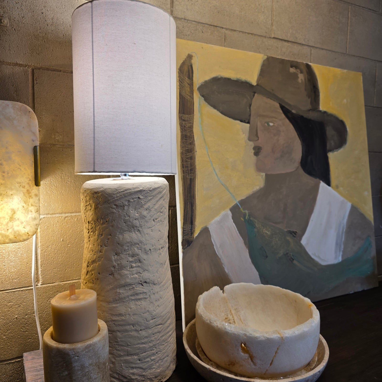 Table Lamp: Alba: Terracotta | Sand