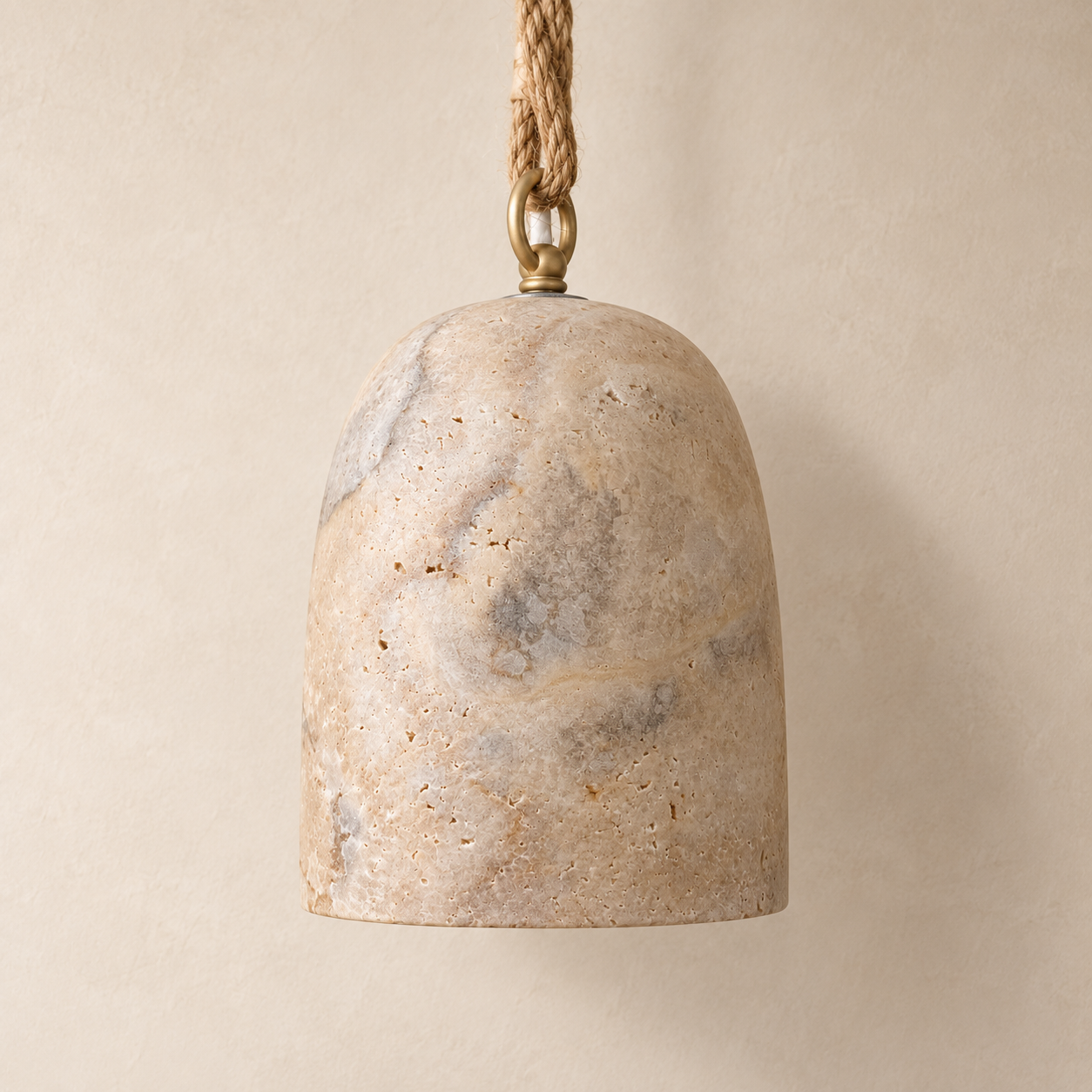 Pendant Light : Alina : Natural Onyx Dome | Natural