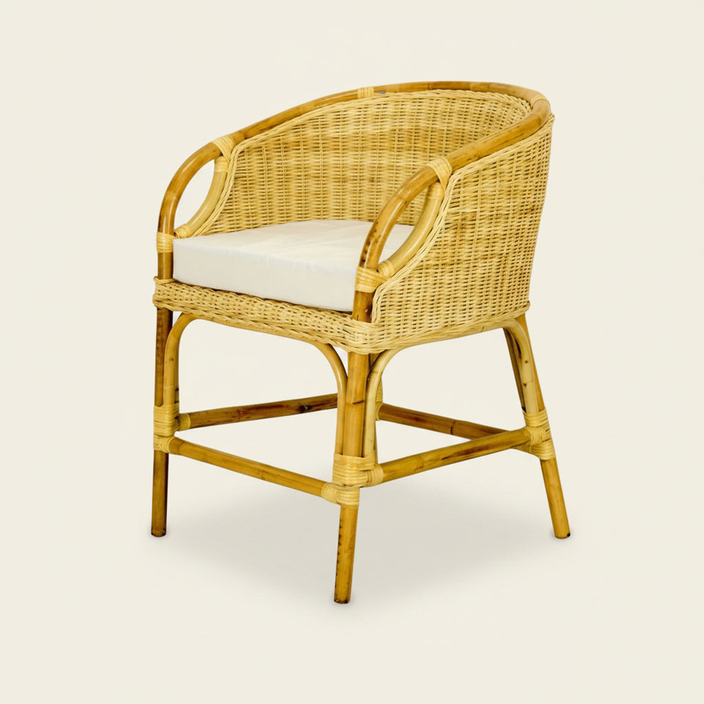 KARA : Rattan Tub Dining Chair