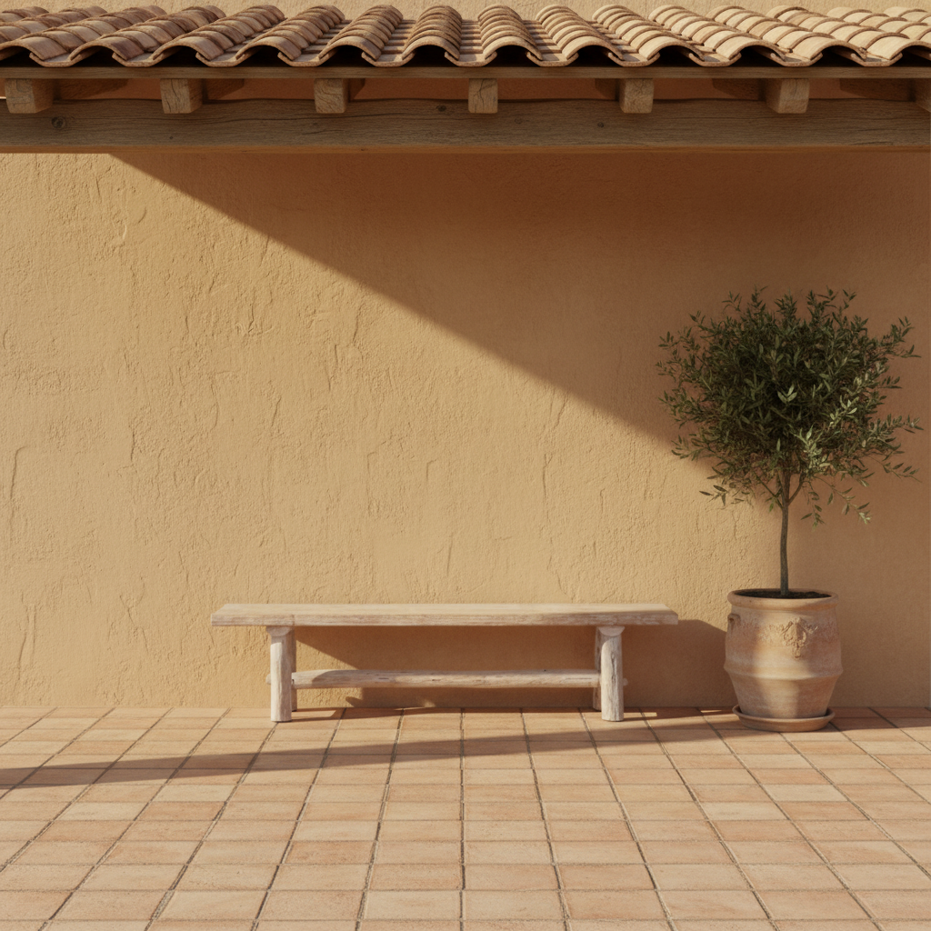 Anyanga : 180cm Teak Bench Seat, Whitewashed