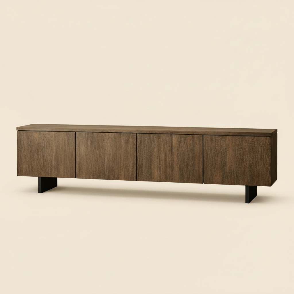 entertainment unit: Aosta, reclaimed Teak Low Cabinet