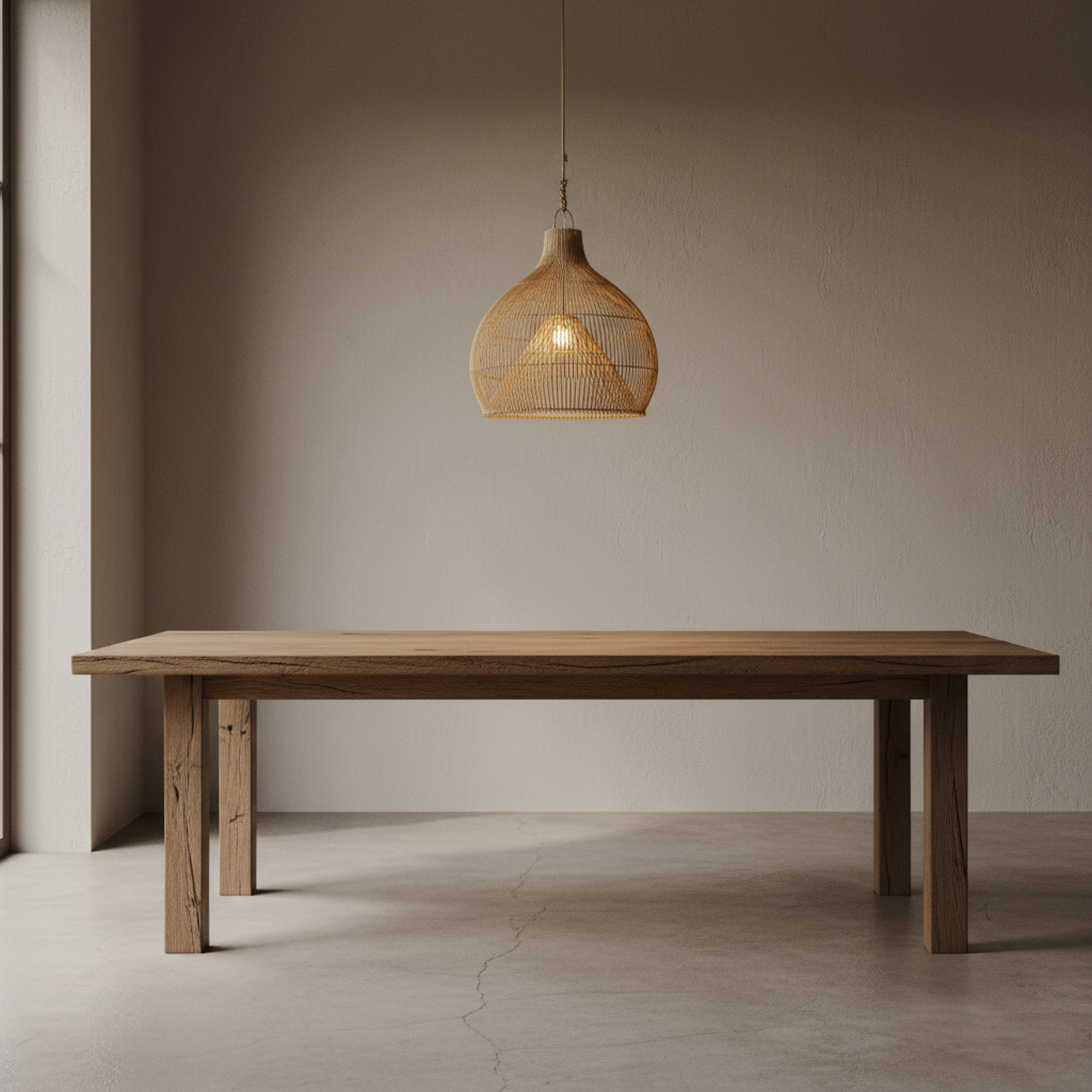 CLEARANCE PENDANT : Bawang : Narrow Fish trap Pendant Light