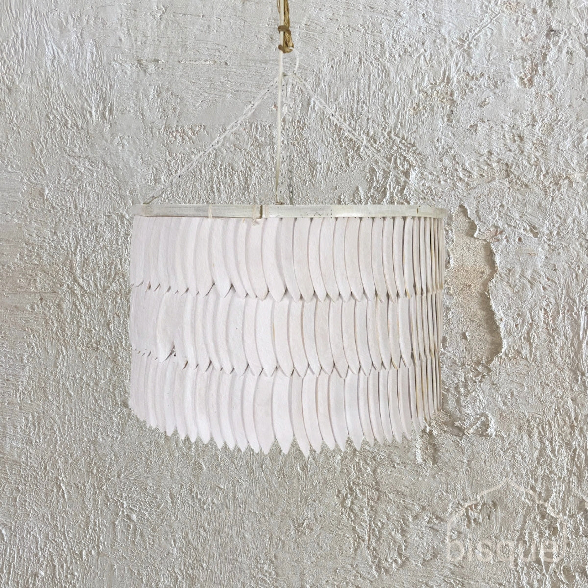 Jumu : Wooden Cuttlefish Pendant Light Small