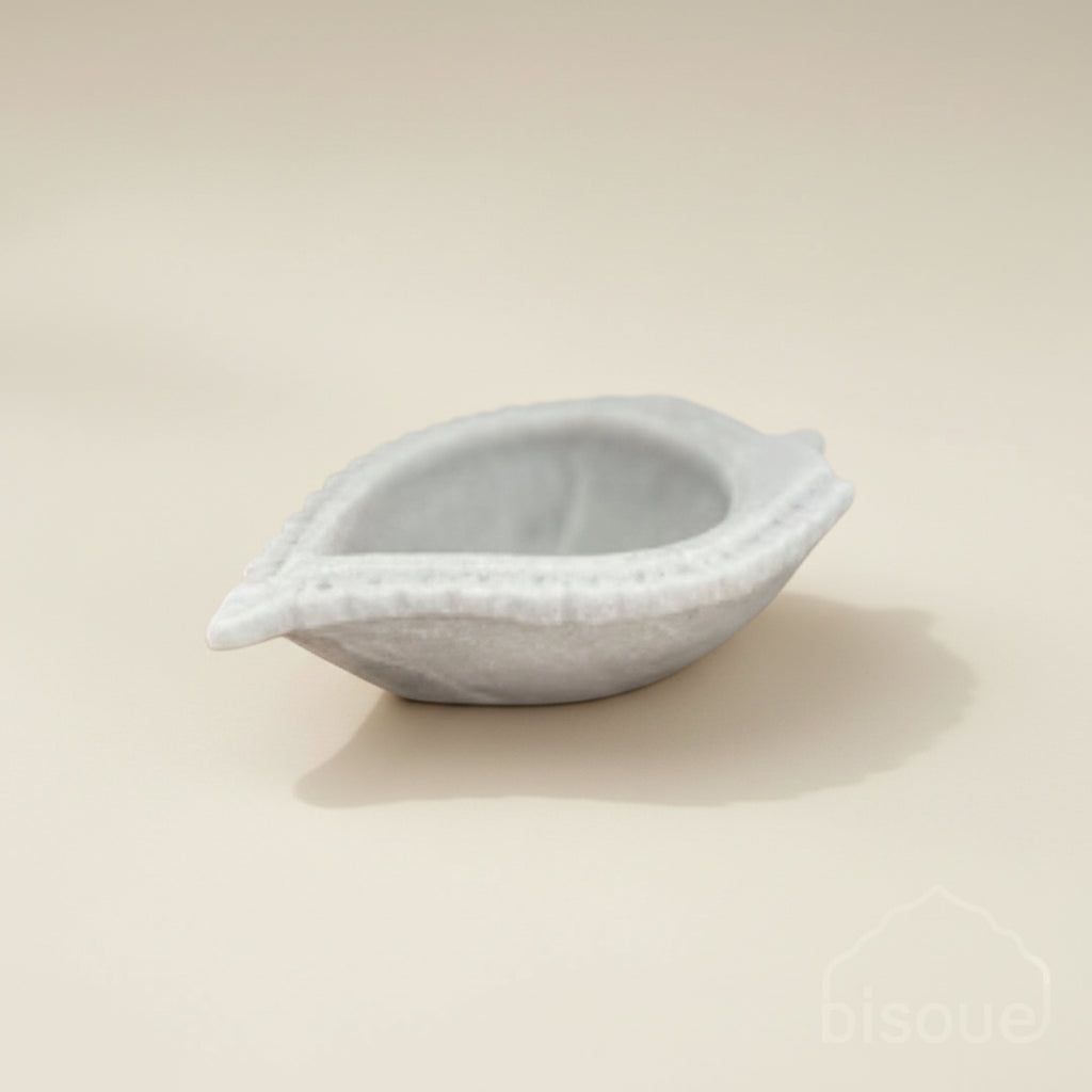 Kumbha : White Marble Ceremonial Bowl