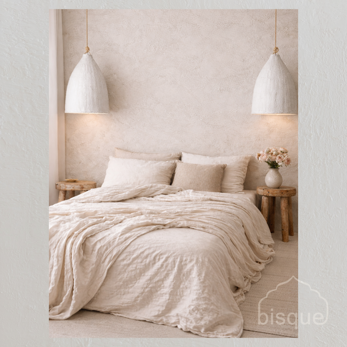 Chege : Clay Tall Dome Pendant Light, Small