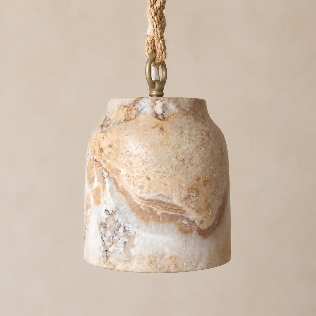 Pendant Light : Esti : Petite Onyx Pendant | Natural
