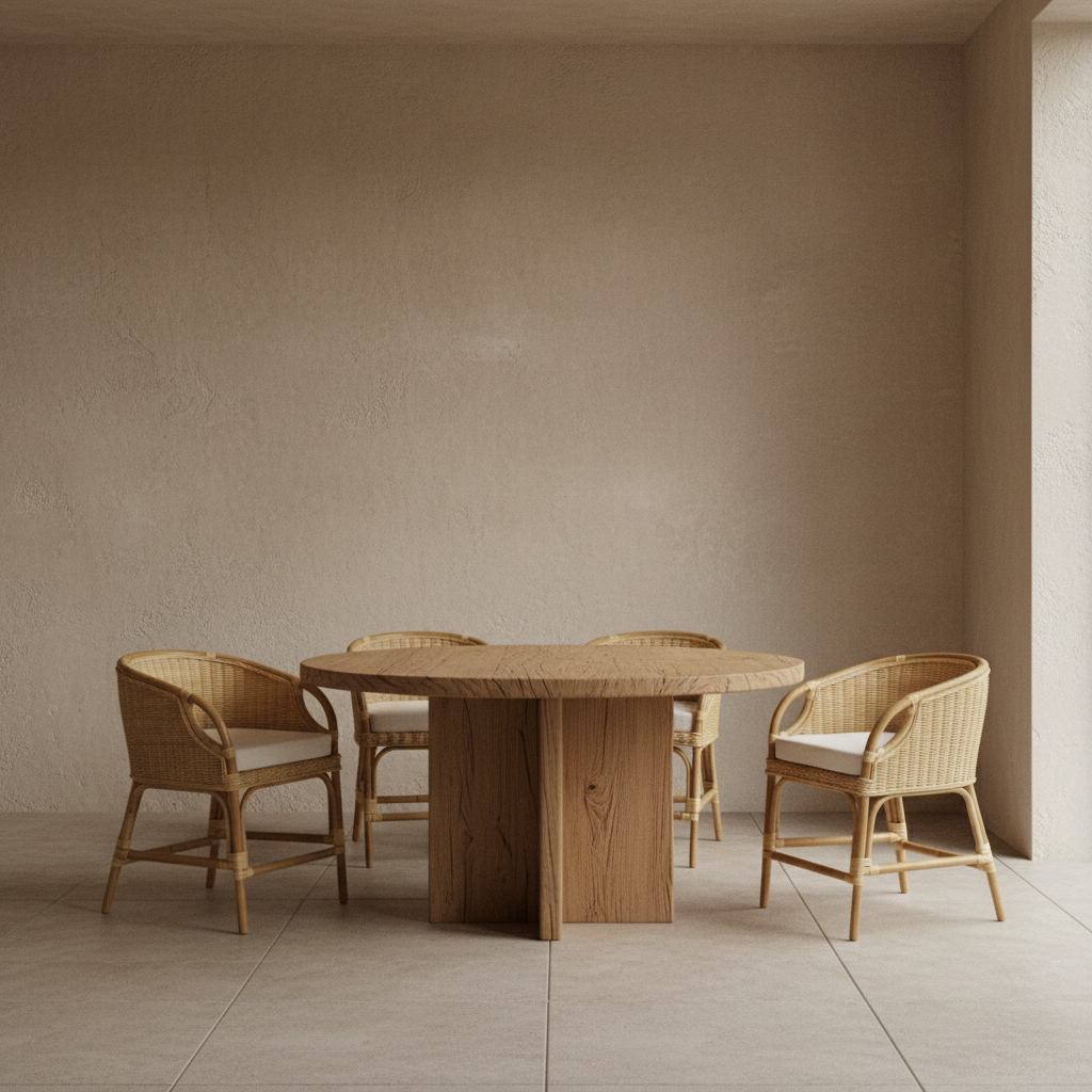 KARA : Rattan Tub Dining Chair