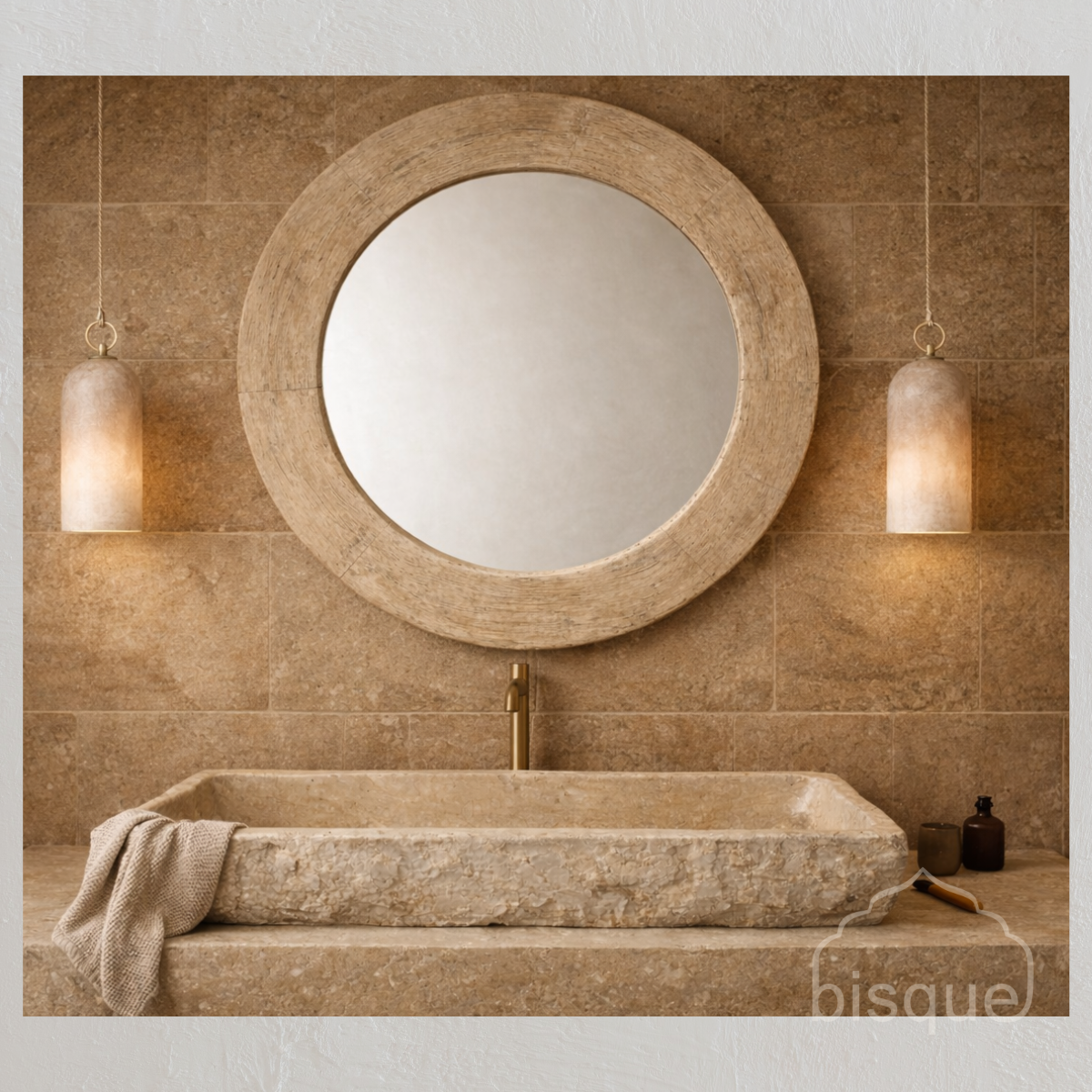 Mirror : Kul : Ox Wagon Round Mirror