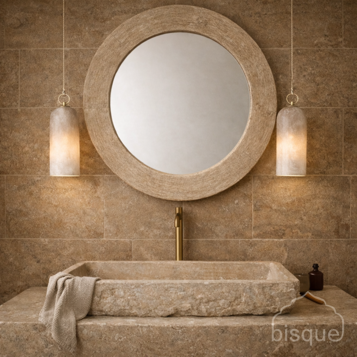 'Leni' Onyx Pendant Light