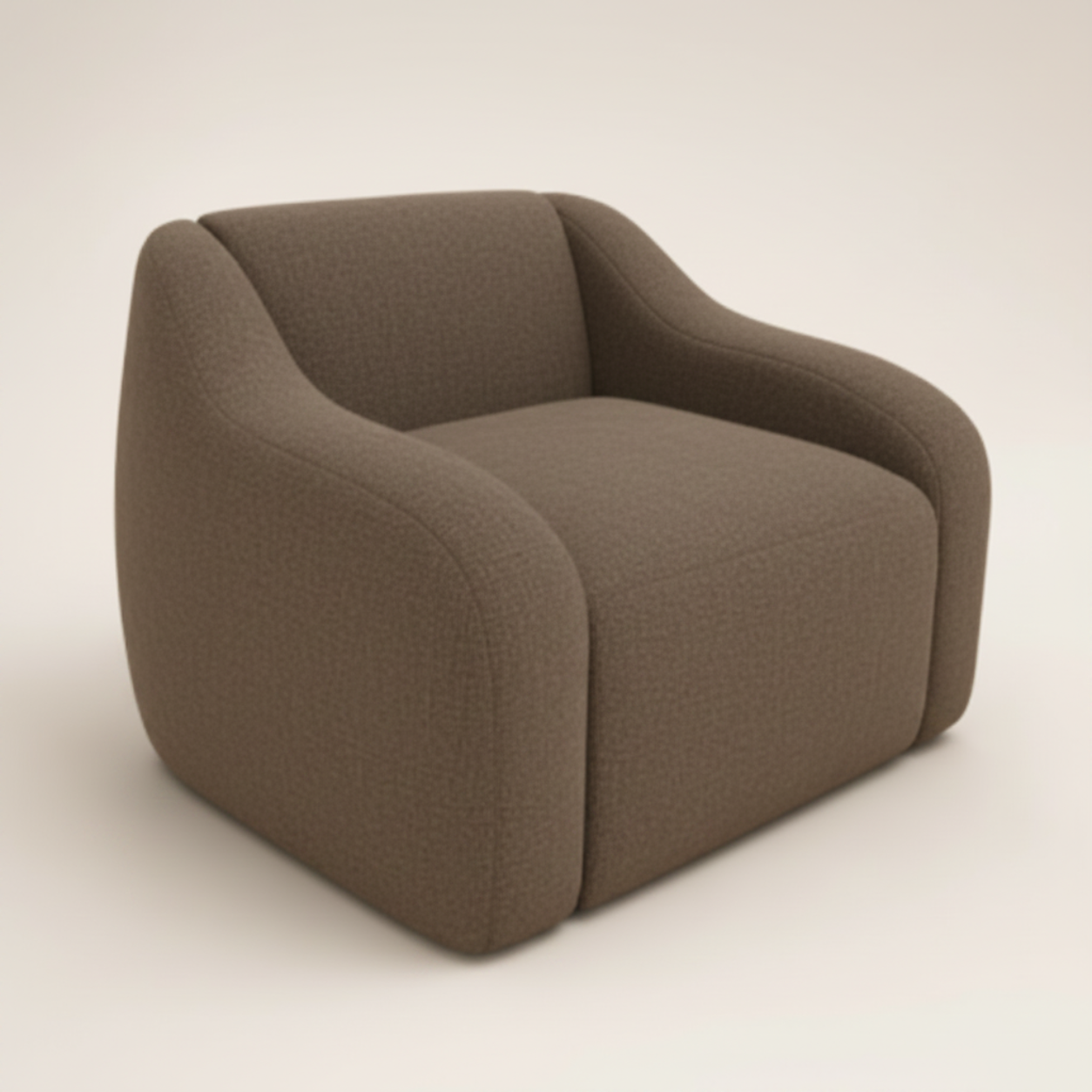 Occasional Chair : Roma : Porto : Upholstered Low Wide Modular Shaped 90cm deep x 100cm wide | Porto Upholstery