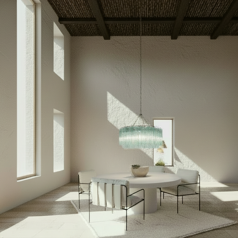 Dining chair: Turin, indoor/Outdoor Dining chair. Metal and white.