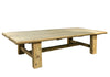 'Mingze' Pine Coffee Table, Bleached