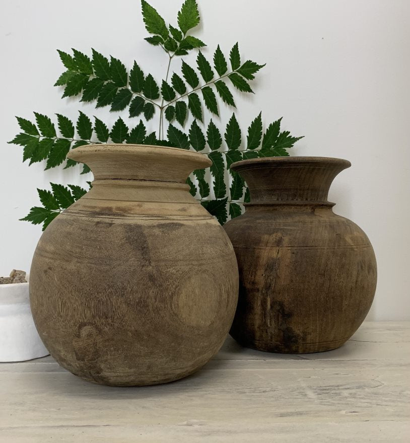 Duranji : Wooden Oil Pot