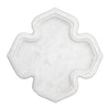 White Marble Petal Platter