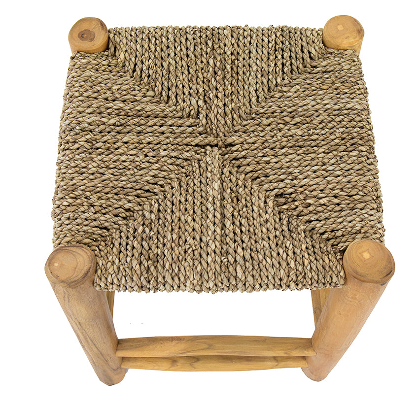 Susal : Low Seagrass Stool, Natural
