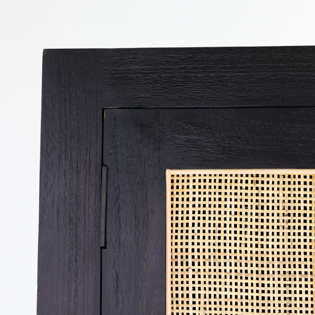 Cabinet : Amaran : 2 Door Bamboo Inlay Cabinet, 120 x 35 x 180cm high