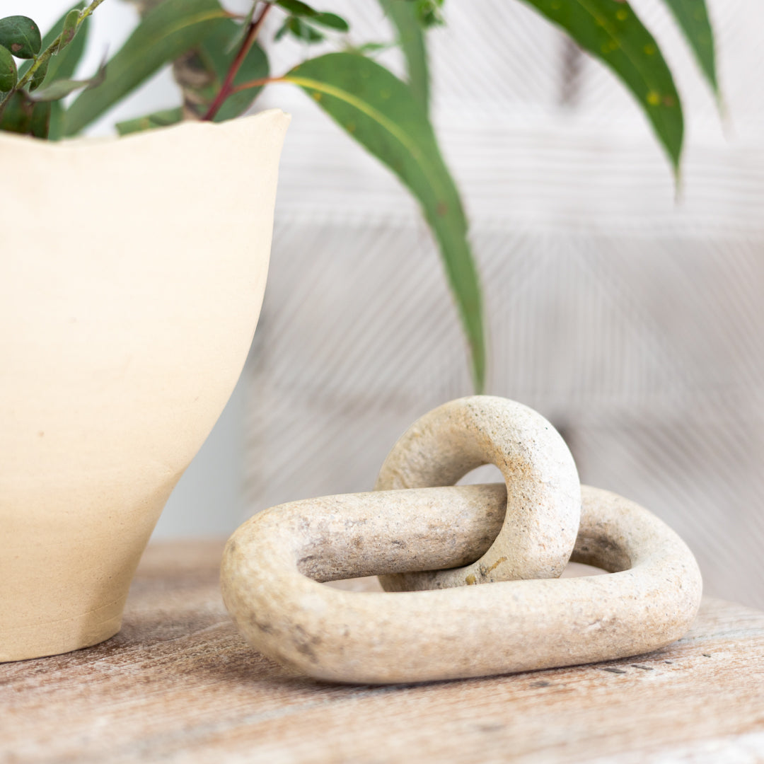 Shana : Lime Stone Double Chain