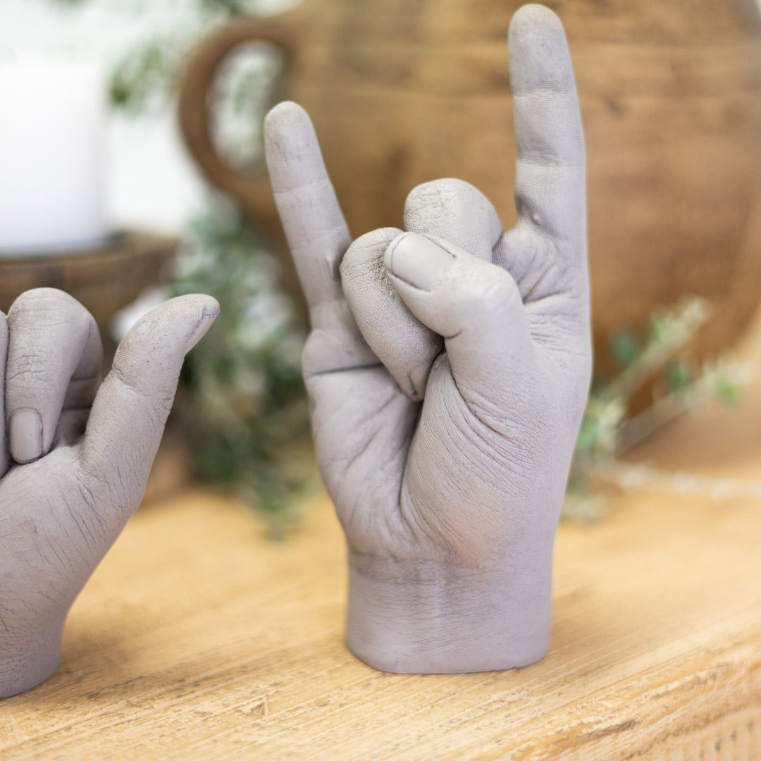 Rock On : Carved Hand Statue