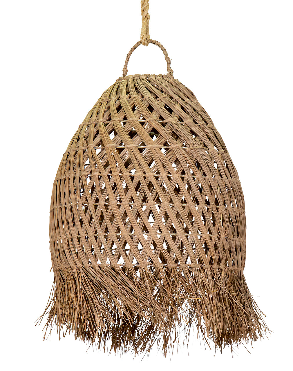 Apilan : Palm Leaf 45cm Dome Pendant Light .