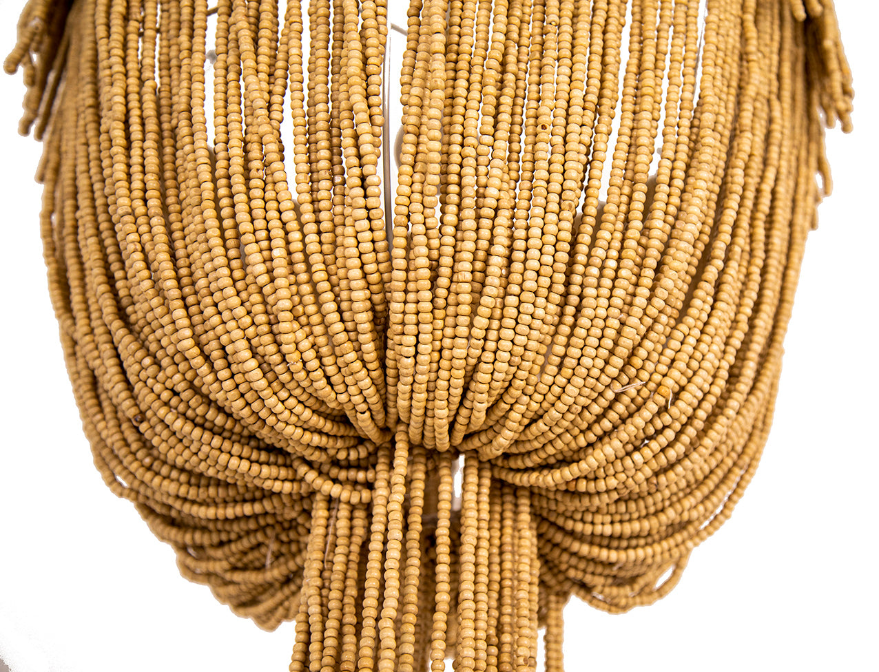 CLEARANCE PENDANT : Kofi : Coconut Bead 43cm Chandelier Pendant Light
