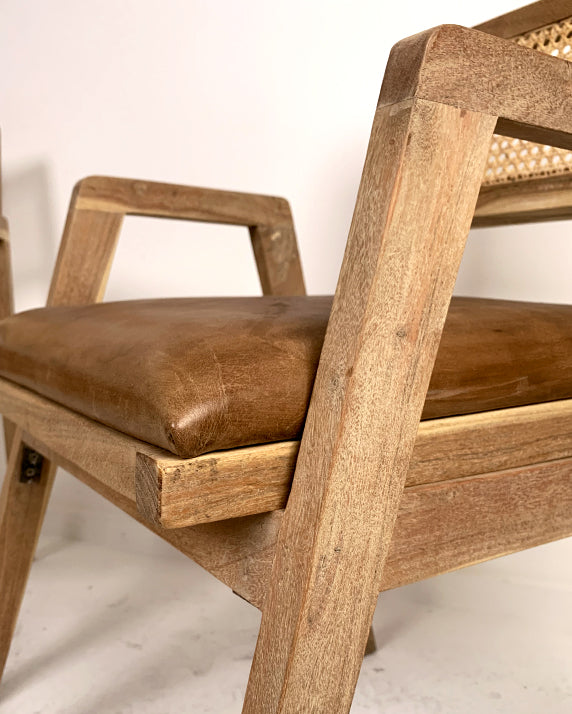 Zayn : Leather Dining Chair