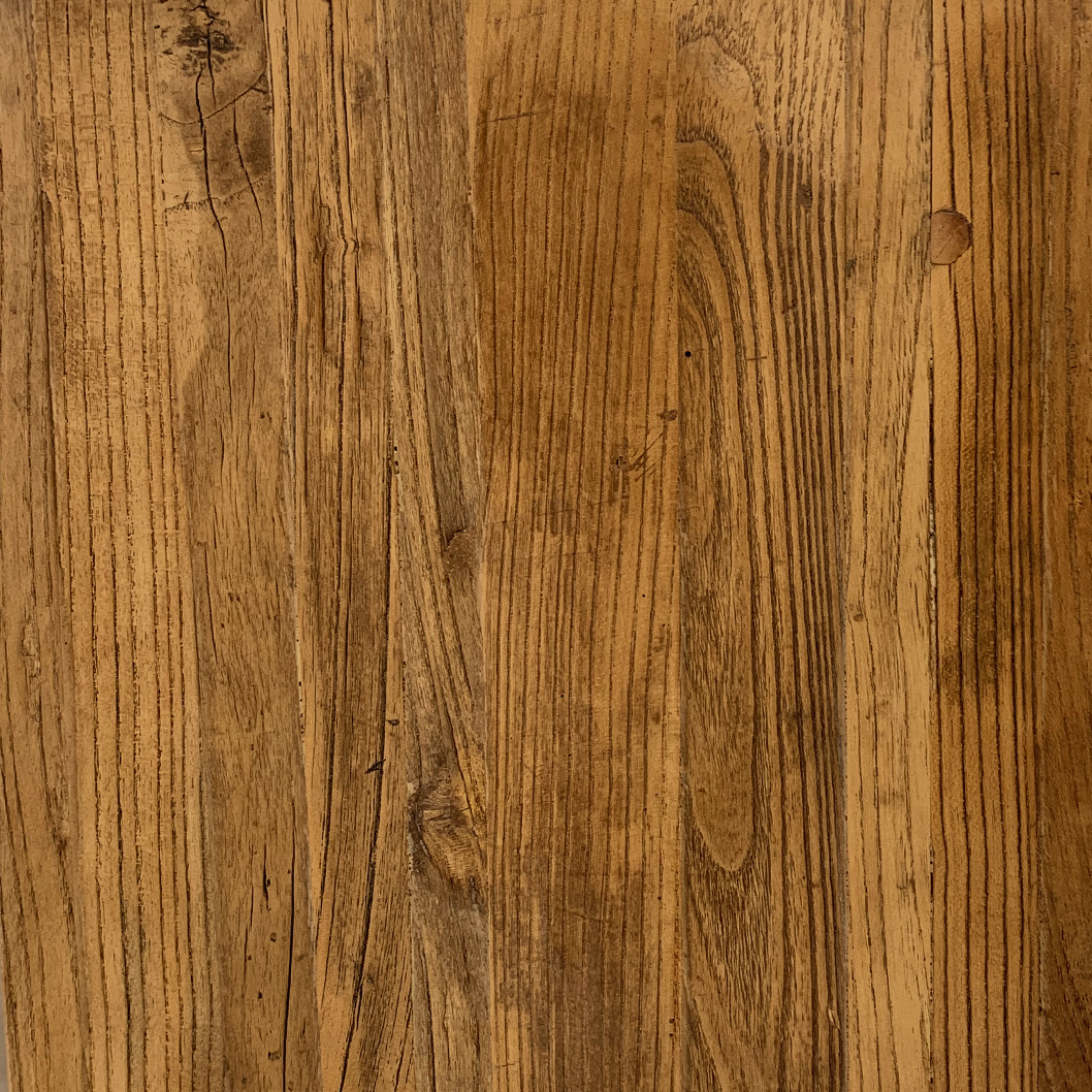 Eze : Bedside Table, Natural Reclaimed Elm.