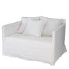 'Khalia' Single Seater Sofa, White