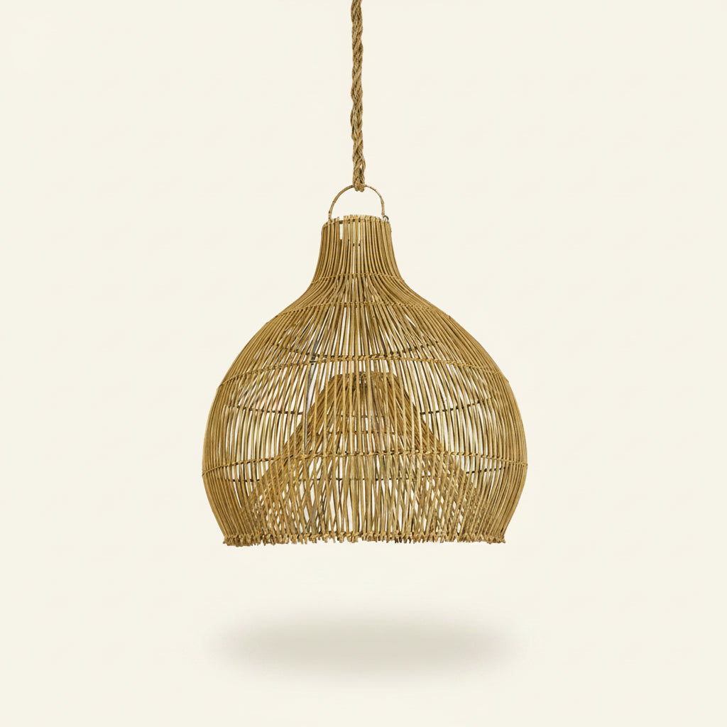 CLEARANCE PENDANT : Bawang : Narrow Fish trap Pendant Light