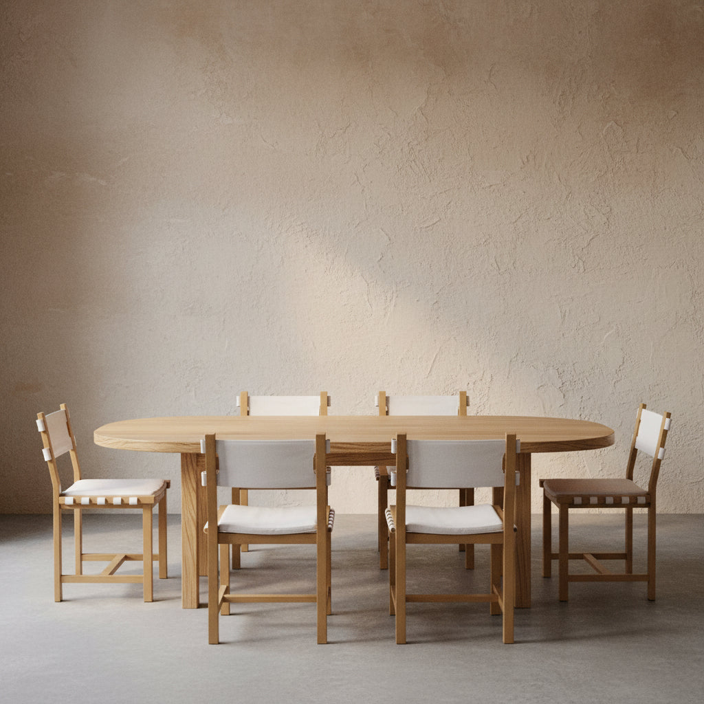 Isabella : Dining Chair, White