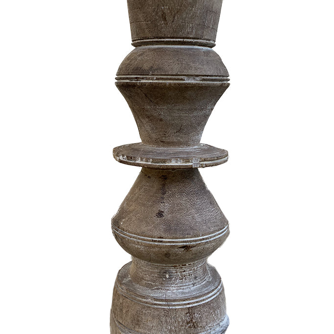 Caro : Carved Indian Candle Holder, Assorted Tall