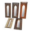 Wooden Panel Mirrors, Assorted