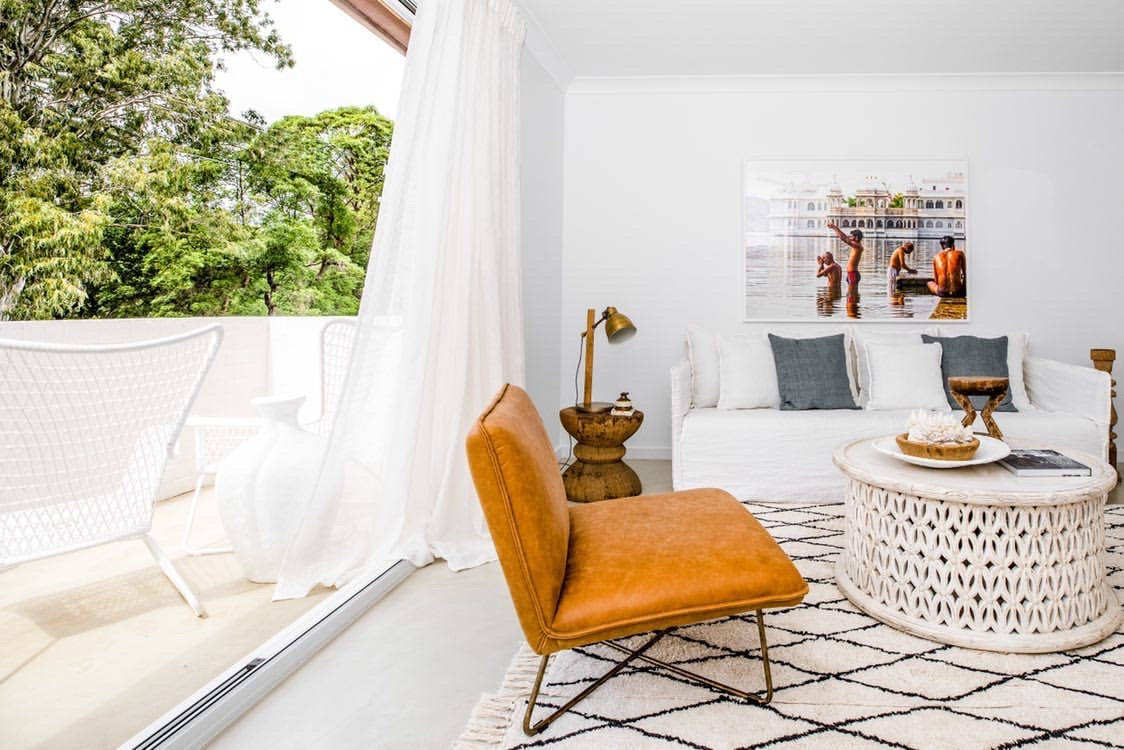 Martino : Leather Low Occasional Chair Cognac