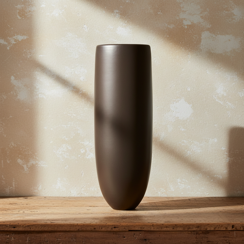 Ikara : Tall Vase | Charcoal