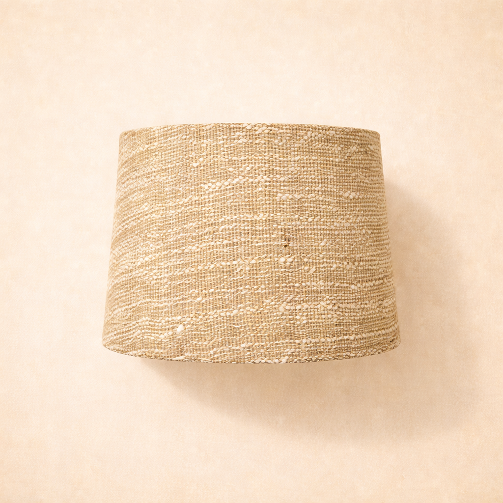 Oswei : Cotton Lamp Shade, Oatmeal, Large