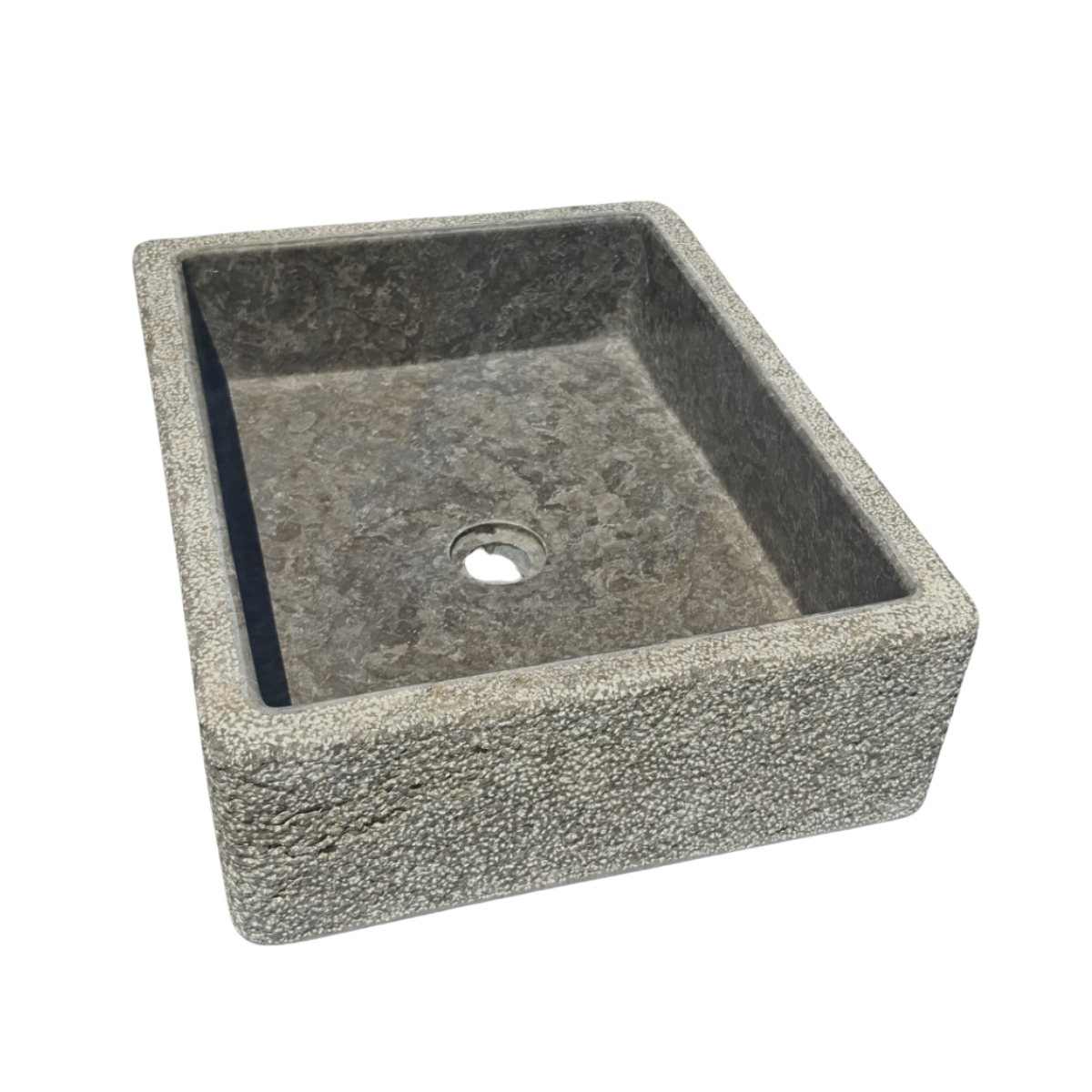 Bode : Charcoal Marble Basin with Hammered finish