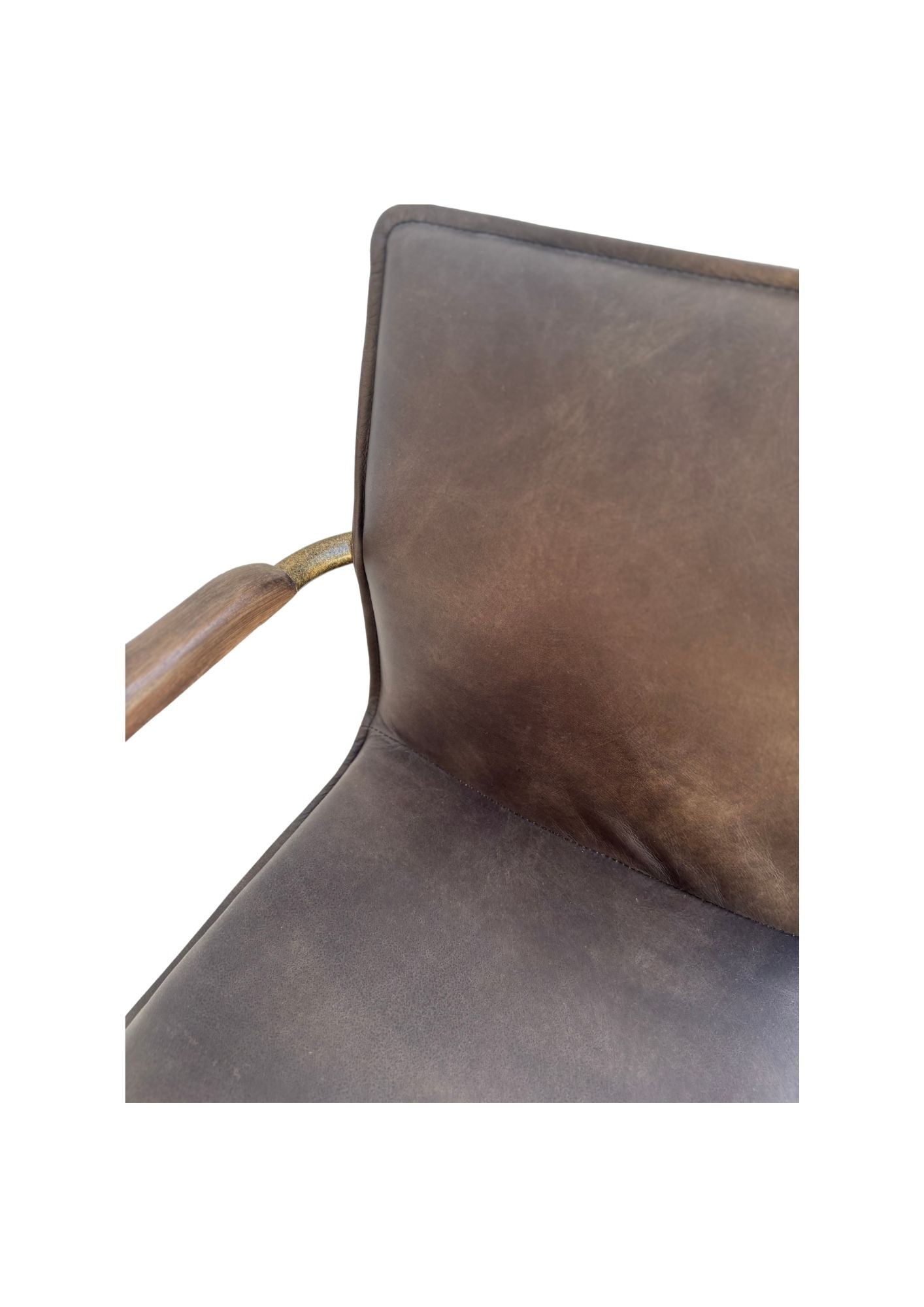 Alessia : Leather Dining Chair Lead