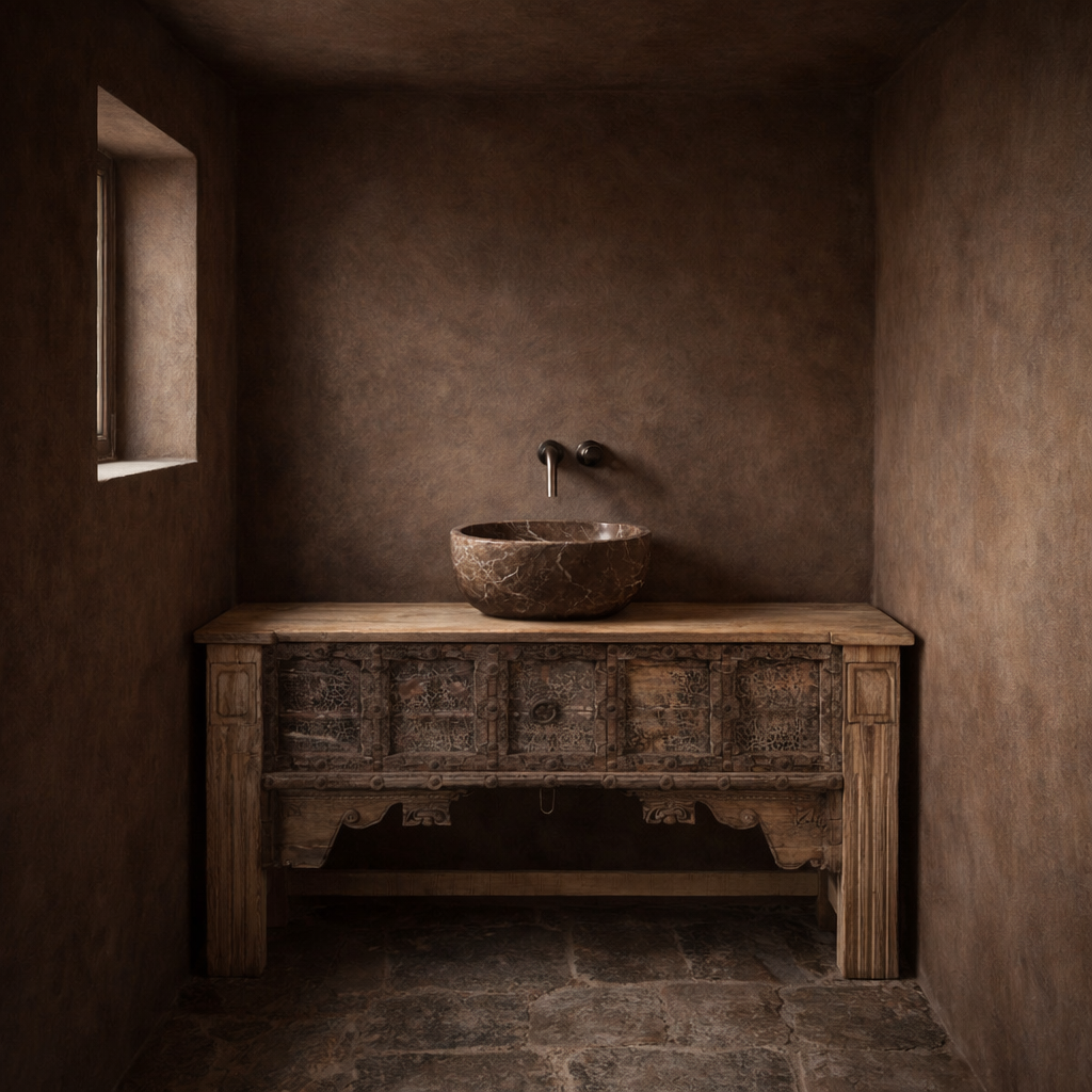 Tarana : Carved Indian 180cm Console