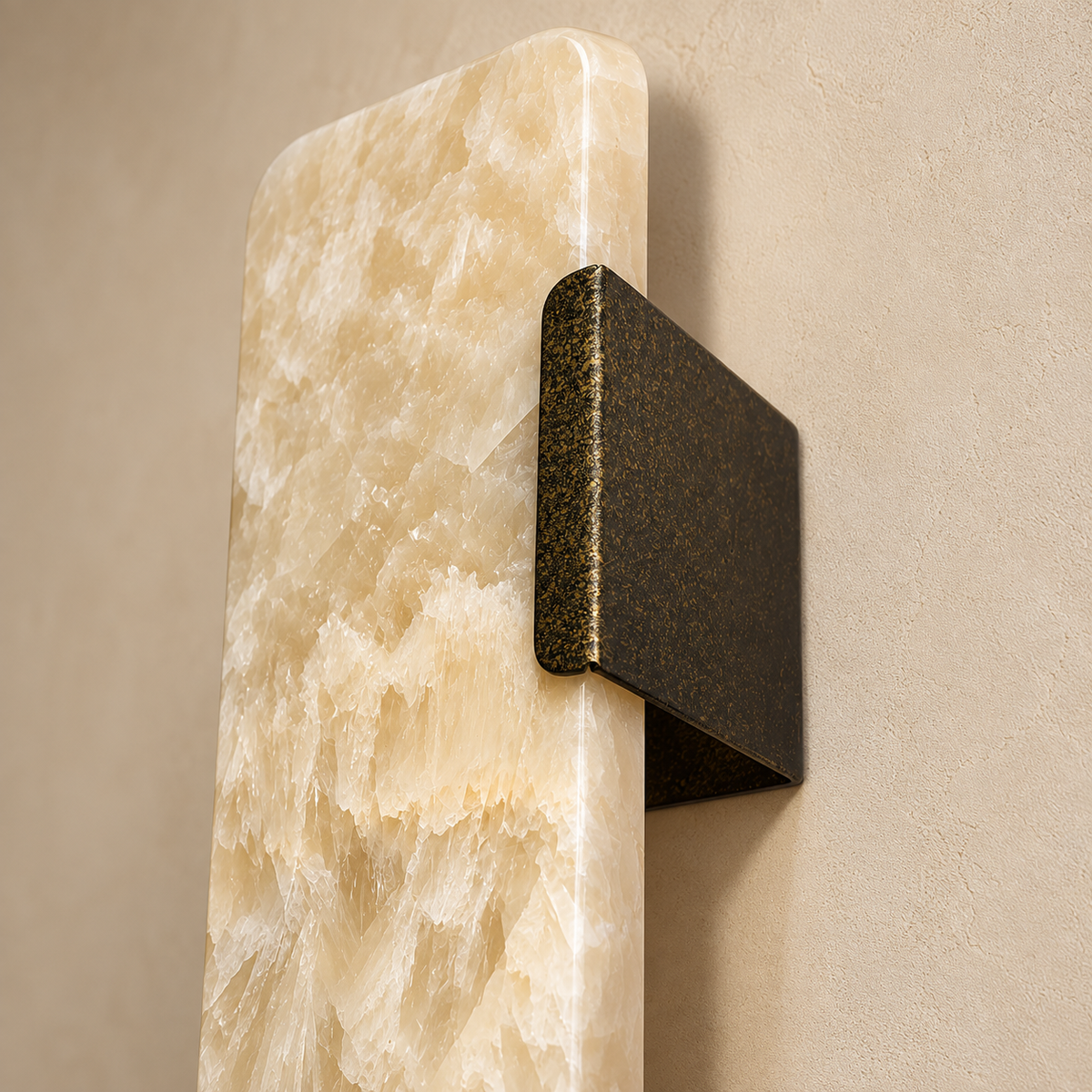 Wall Sconce : Amera : Natural Onyx | Natural