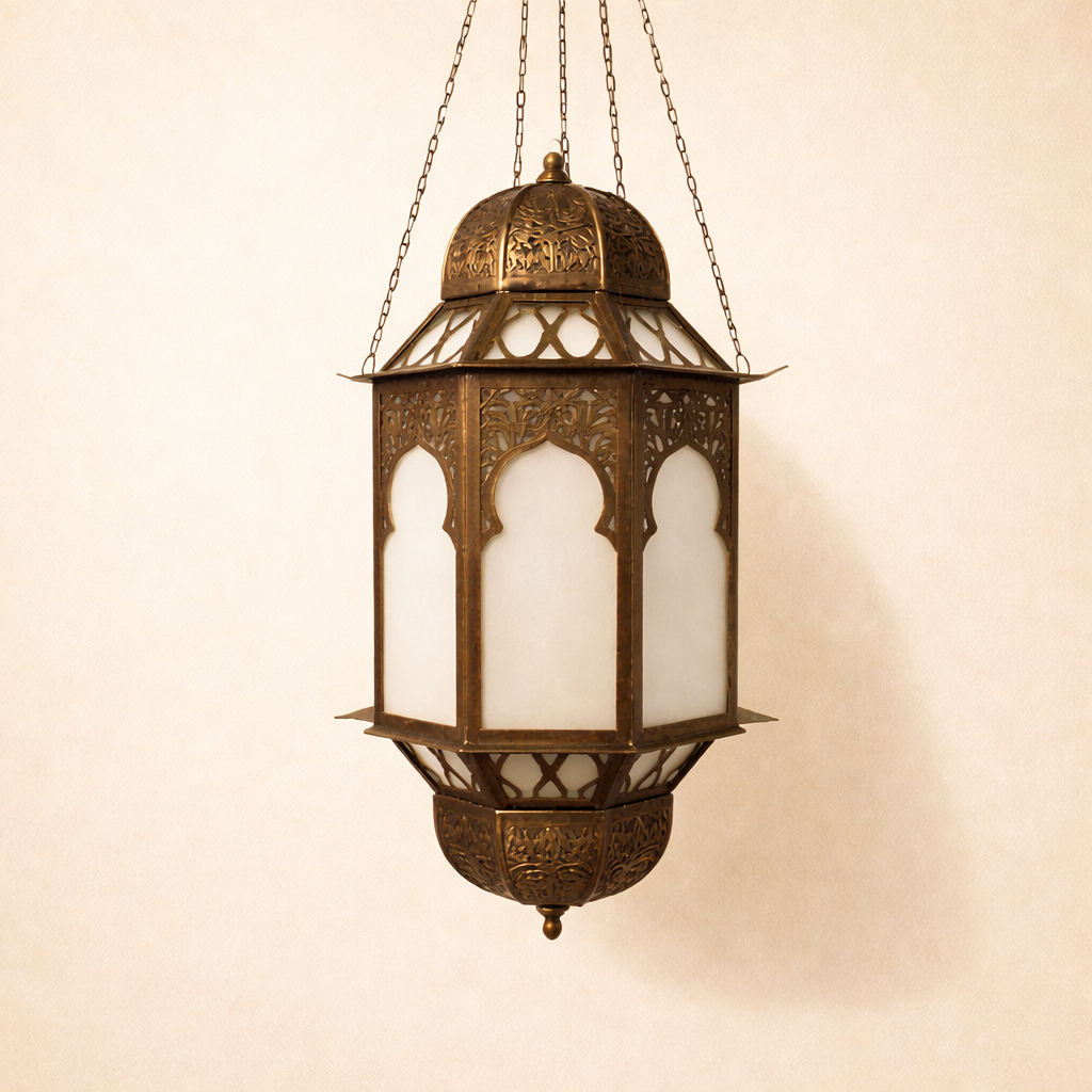 'Tangier' Brass Pendant