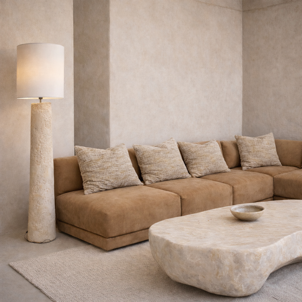 MICHA TERRACOTTA FLOOR LAMP