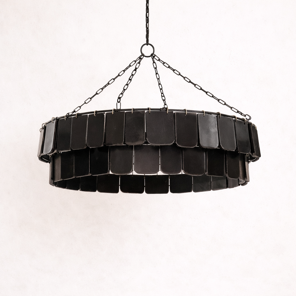 GIADA BLACK MARBLE JARI PENDANT LIGHT