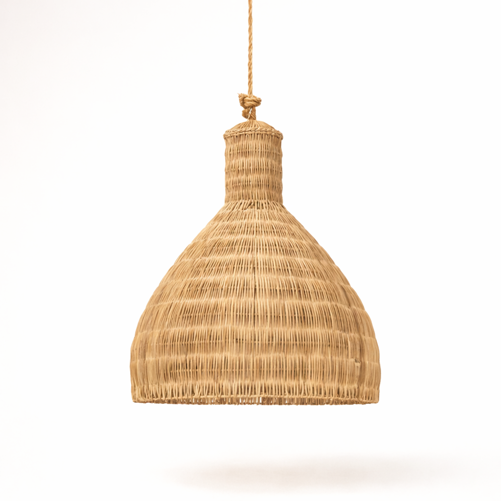 Keeya : Rattan Beehive 50cm diam x 60cm h Pendant Light