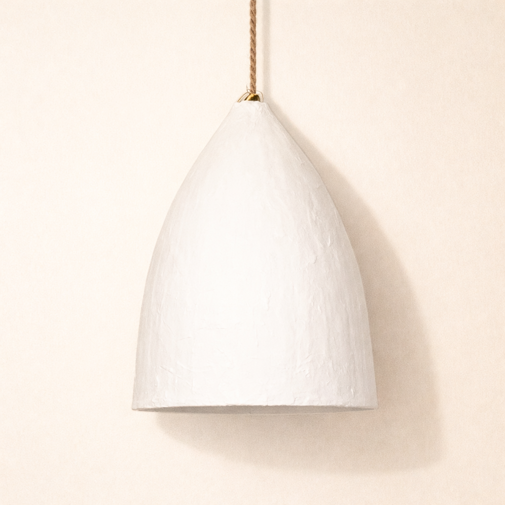 Chege : Clay Tall Dome Pendant Light, Small