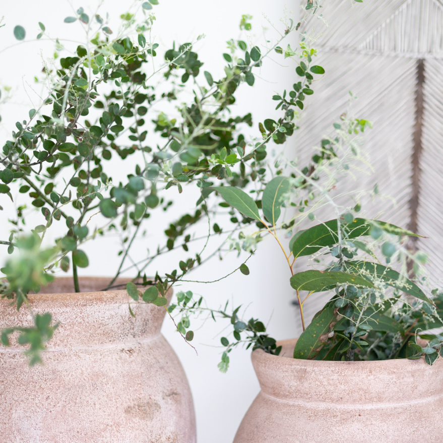 Zondiwe Terracotta Pot, Dusty Pink Small