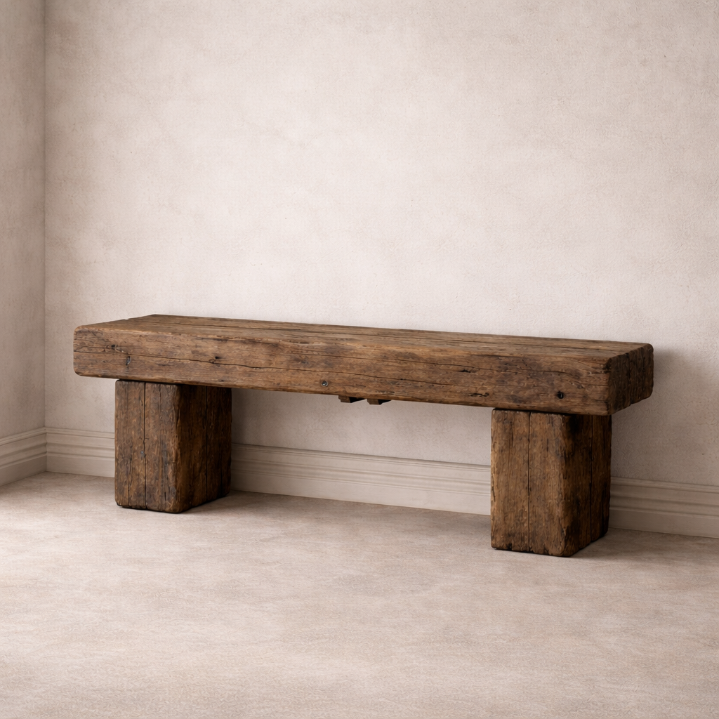 BANYA RECYCLED TEAK CHUNKY CONSOLE 180cm