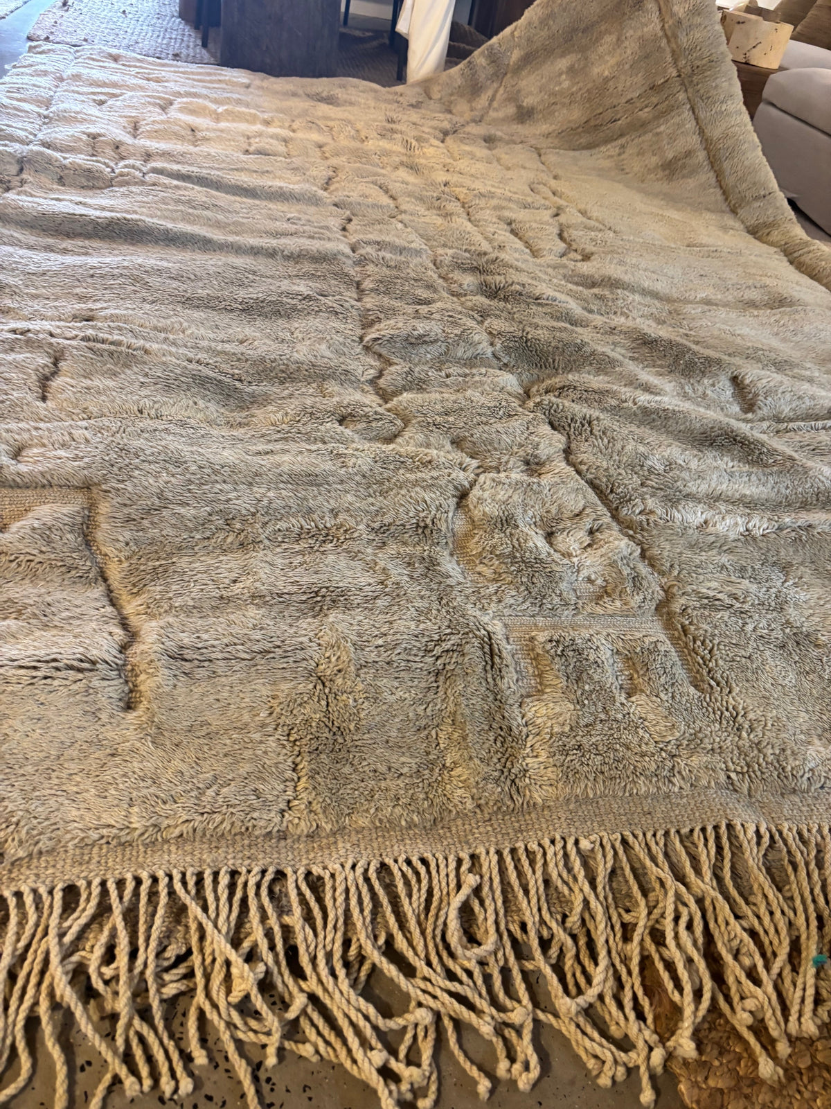 Agadir : Moroccan Rug, Taupe Large