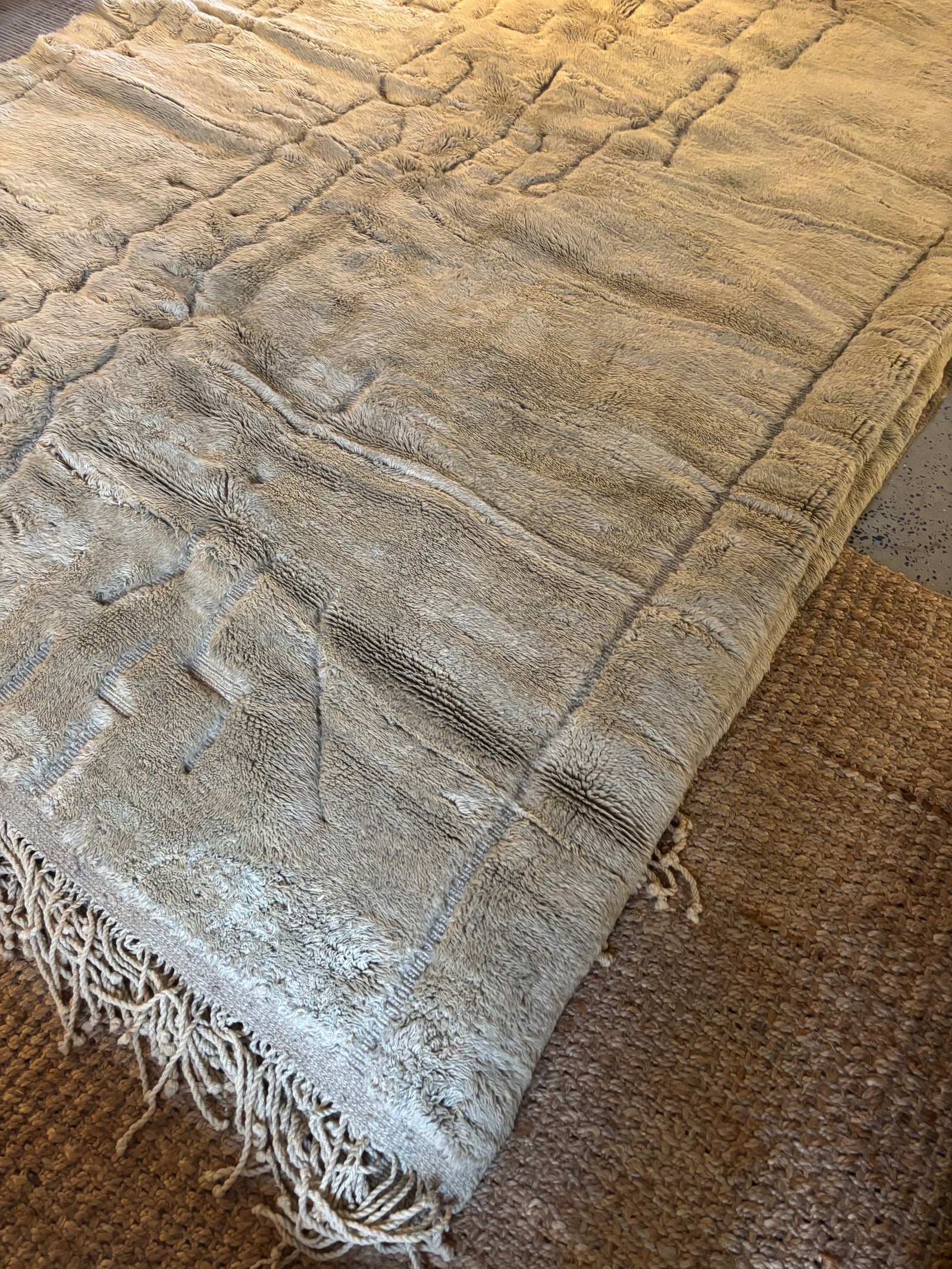 Agadir : Moroccan Rug, Taupe Large