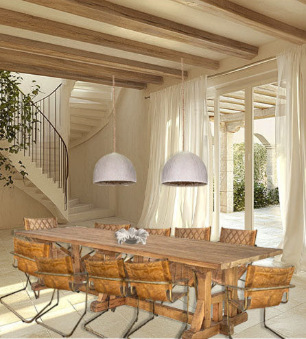 Carmella Leather Dining Chair, Vintage Brown BisqueTraders